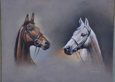 Horses Pastels